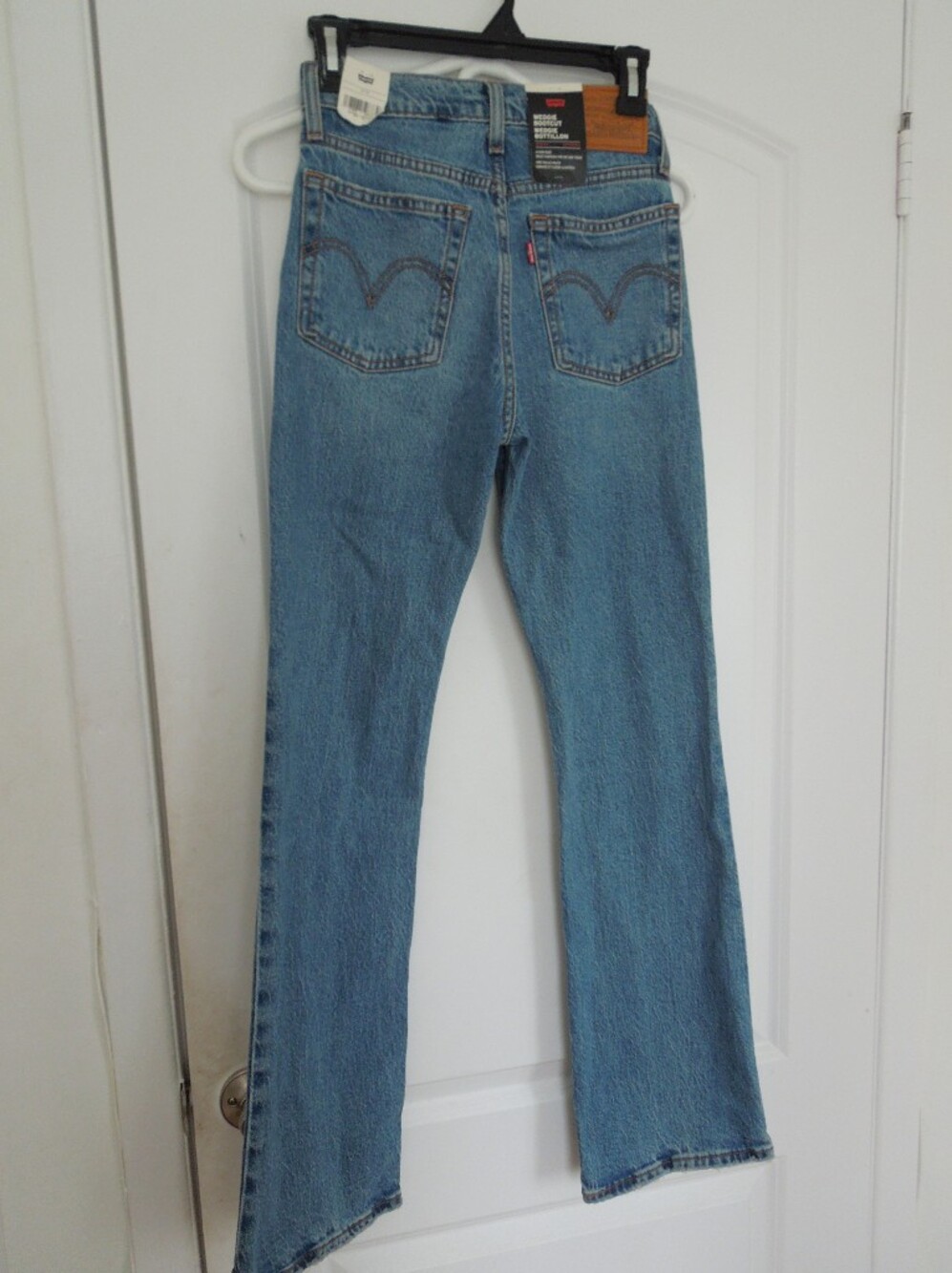 Leviās Women Wedgie Bootcut Jeans Brand New Blue Denim